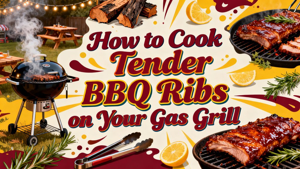 tender bbq ribs on gas