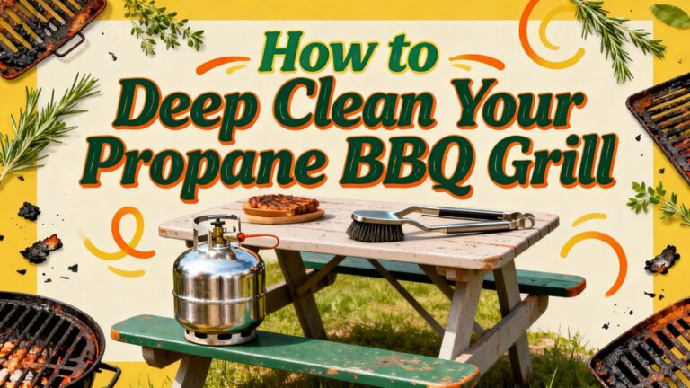 thorough propane grill cleaning instructions