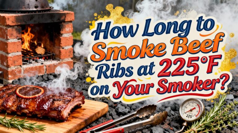 time beef ribs smoke 225 f smoker