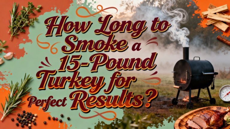 turkey smoking time estimate