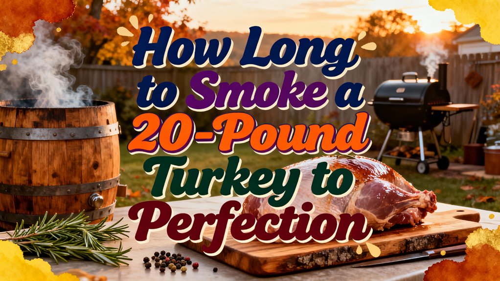 twenty pound turkey smoking duration perfection