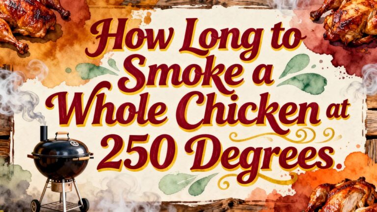 whole chicken smoking time estimate