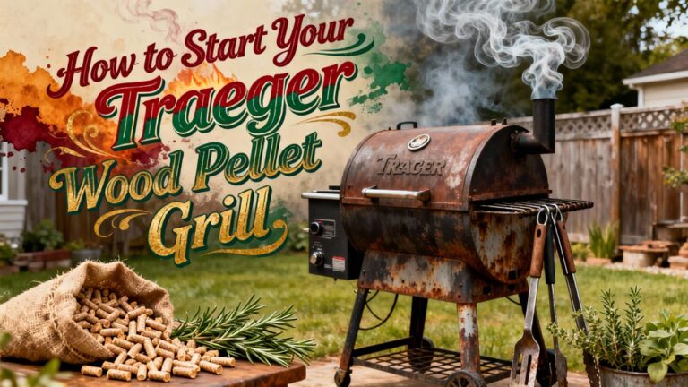 wood pellet grill startup instructions
